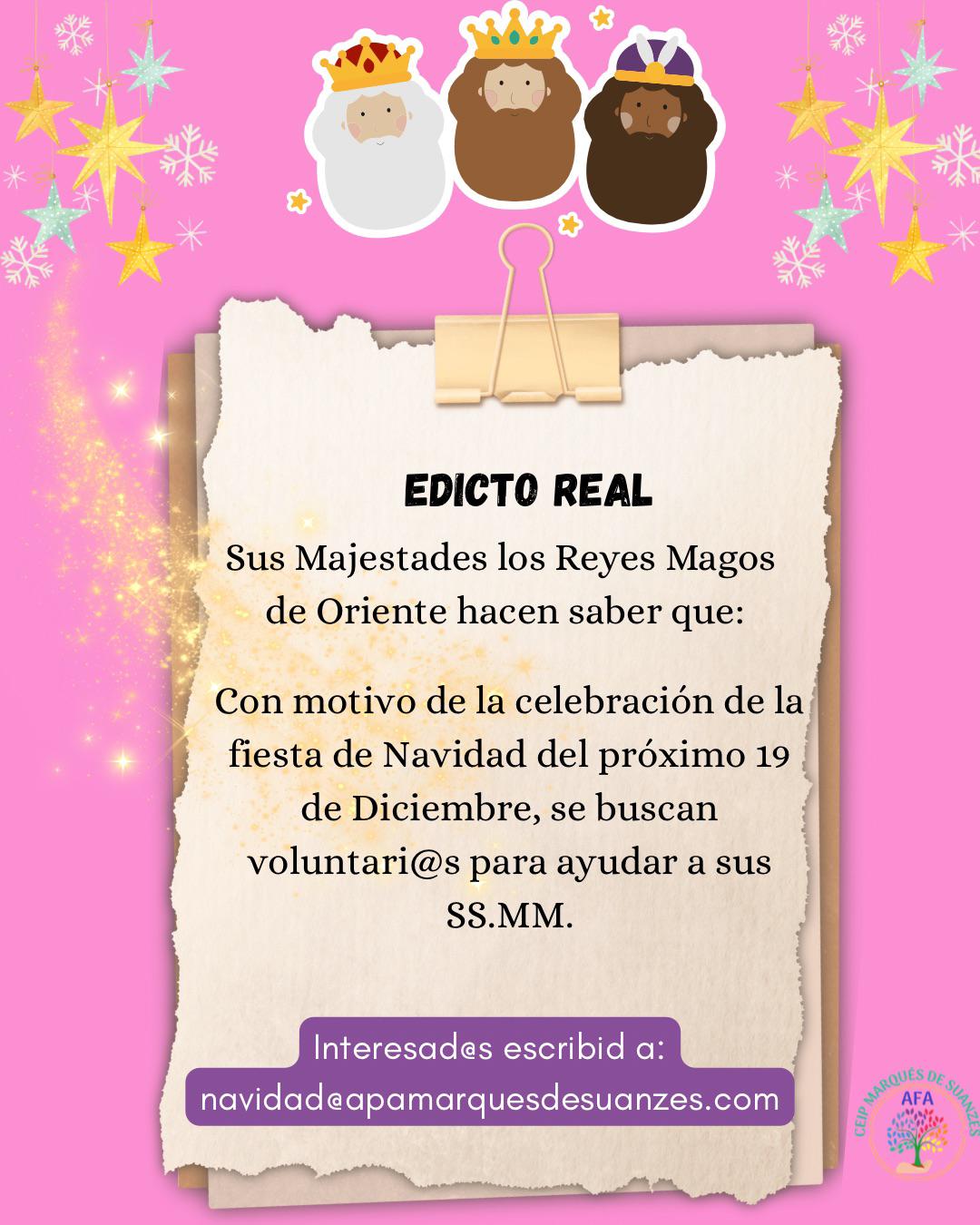 LLAMAMIENTO REAL