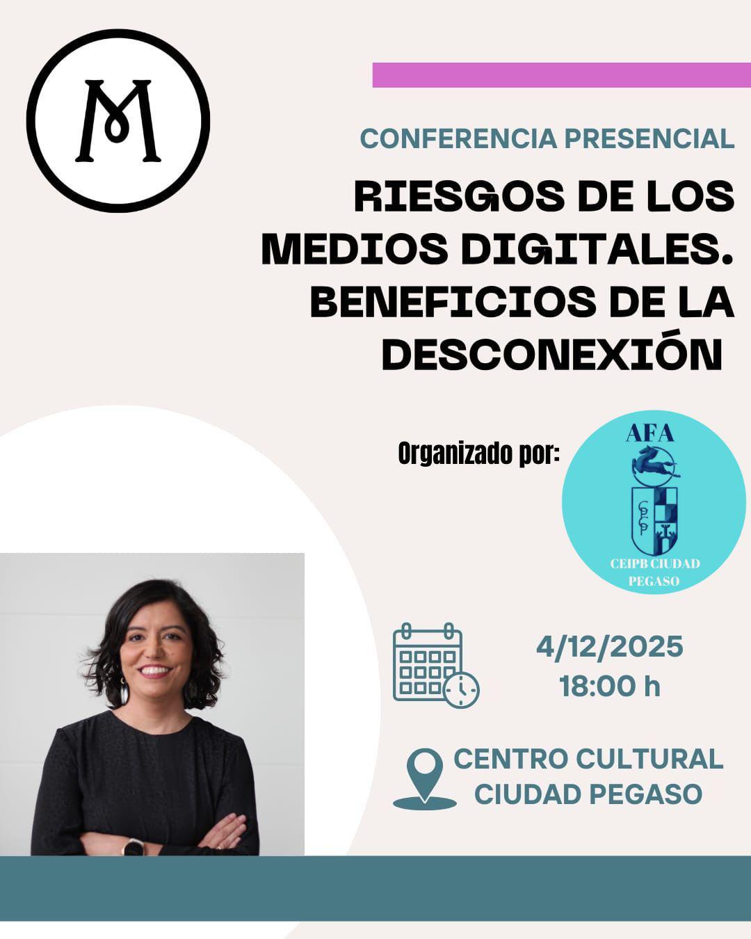 ¡Mañana es la charla!