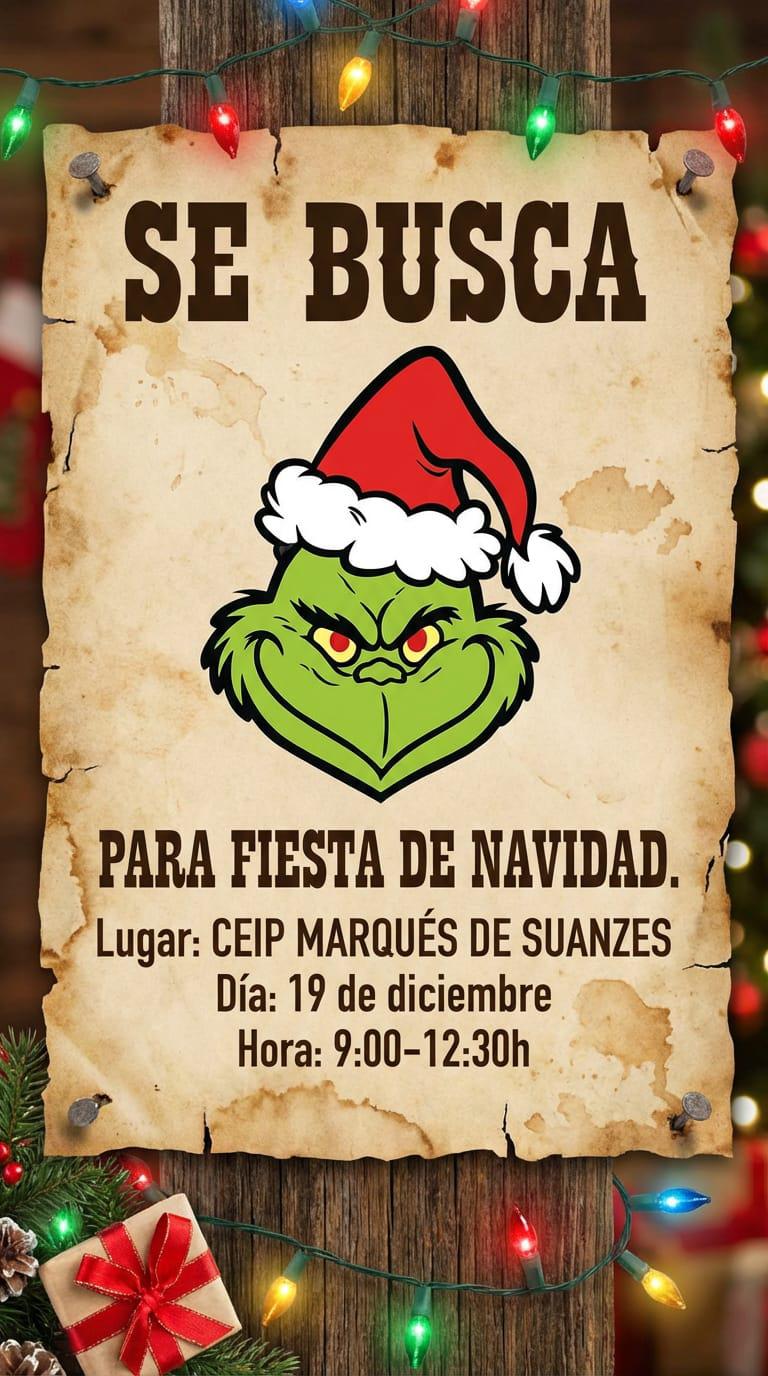 Buscamos GRINCH para la fiesta de Navidad del cole