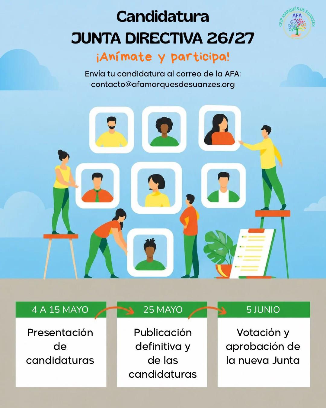 ¡Abrimos el plazo para presentar candidaturas a la Junta Directiva de la AFA para el…