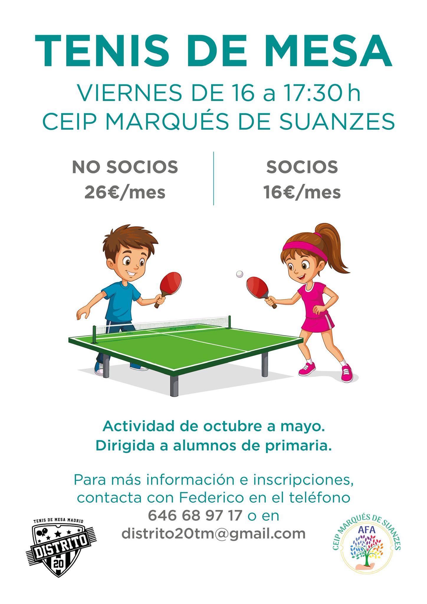 ¡EXTRAESCOLARES 2026/2027!